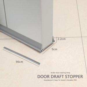 【Ready Stock】96cm Door Window Sealing Strip Multi-Function Dust-Stop Soundproof Rubber Seam Strips Inserted Gap PVC Noise Stopper Insulator Door Prevent