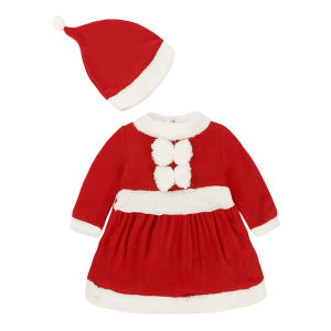 (Super Fun Toy Store) Baby Christmas Costume European and American Christmas Clothing Children Christmas Outfit Santa Claus Boys and Girls