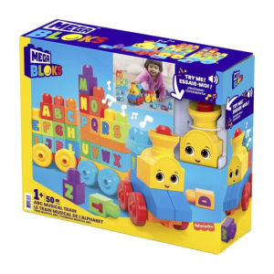 Mega Bloks ABC Alphabet Train Fisher Price : A Musical Learning Adventure for Building Singing and Exploring Letters!