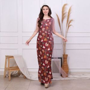 DRESS GAUN BATIK JELITA SIZE L XL XXL DRESS BLAH SAMPING