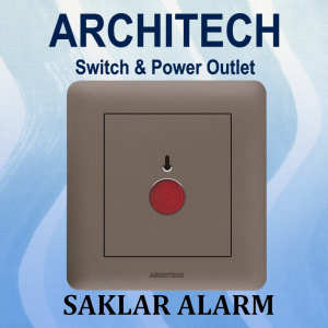 ARCHITECH INFINITY A63-K31 BROWN Sakelar - Saklar Alarm 3A