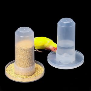OUTOPEN Transparent Removable Bird Automatic Parakeet Dove Parrot Water Dispenser Pigeon Food Box Bird Drinking Fountain Pigeon Feeder