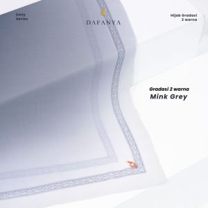 𝐃𝐀𝐅𝐀𝐍𝐘𝐀 - Emly Series Jilbab 2 Gradasi Kerudung Segi Empat Hijab Scarf bahan Voal Laser Cut