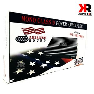 เพาเวอร์แอมป์ติดรถยนต์แรงๆ AMERICAN SOUND รุ่น ASA-FIGHT 2500D CLASS D 2500w. สีดำ ให้เสียงเบสหนัก ขุมพลังเกินตัว