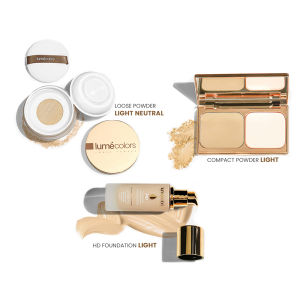 LUMECOLORS 3 ITEM FOUNDATION COMPACT AND LOOSE POWDER PROMO
