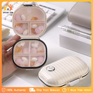 Travel Pill Box with Compartment Case Multipurpose Portable Supplement Jewelry Organizer