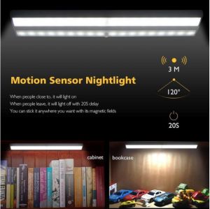 Rechargeable Sensor Night Light Wireless Body Induction Lamp Motion Sensor Light USB charging LED Night