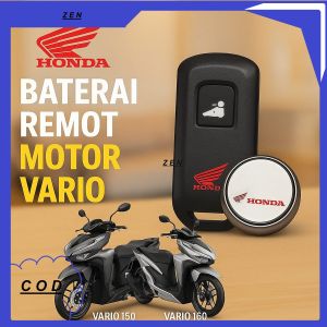 Baterai Remote MOTOR HONDA VARIO 150 160 ORIGINAL Battery Remote HONDA VARIO 150 160 Baterai Kunci Remote ORIGINAL