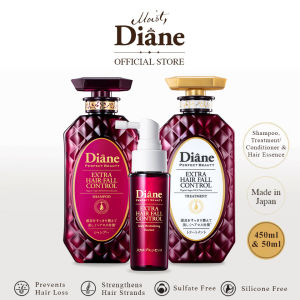 Moist Diane Extra Hair Fall Control Complete Set (Shampoo Treatment and Essence)