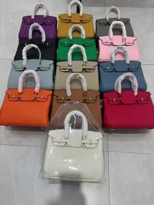High-quality original genuine leather Togo Small Pattern Gold Platinum Bag Genuine Leather Fashionable Large Capacity Handbag