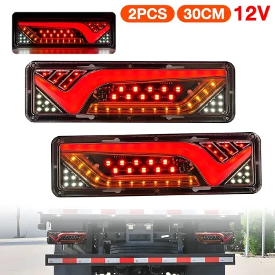 ไฟท้าย 12V โครงเหล็ก ไฟท้ายแต่ง ไฟสัญญาณรถยนต์ รถบรรทุก LED ไฟท้ายรถบรรทุกกันน้ํากันกระแทก ไฟท้ายพร้อมไฟเลี้ยววิ่ง-โครงเหล็ก รถบรรทุก และทั่วไป ไฟเลี้ยว ไฟเบรค ไฟหรี่ ไฟถอย ไฟท้ายรถยนต