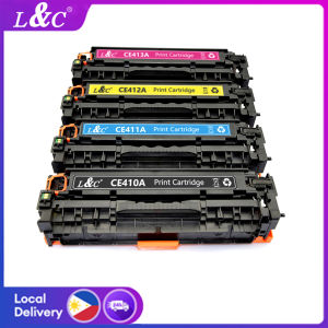 【PH Ready Stock】L&C Toner Cartridge 305A/CE410A/CE411A/CE412A/CE413A Black Cyan Magenta Yellow For HP Laserjet Pro 400 Color M451DN/M451DW/451NW/MFP M475DW/M475DN Laserjet 300 color MFP M375NW