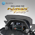YAMAHA Nmax v3 Turbo Panel Gauge Cover Protector Garnish Carbon Fiber Design With M3 Tape. 