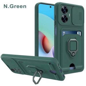 For Vivo Y16 Y02S Y35 Y36 Y27S Y22 Y22S 4G 5G 2023 2024 Phone Case With Lanyard Multifunction Lens Camera Protection Soft TPU Card Slot Ring Bracket Stand Holder Casing Back Cover