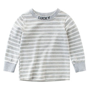 DEDEE KIDS เสื้อยืดแขนยาวเด็ก วัยประมาณ 1-9 ปี (27kids) ข้อมือยางยืด