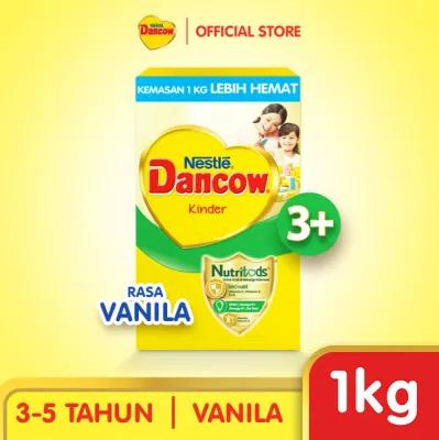 NESTLE DANCOW 3+ Rasa Vanila 3-5 tahun Box 1000g / 1Kg