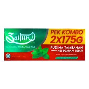 (Pek Kombo) Zaitun Ubat Gigi / Toothpaste 175g x 2