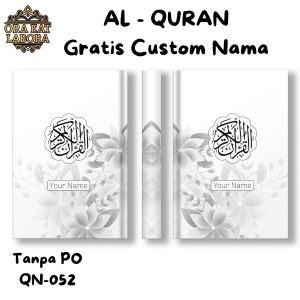 Al-Quran Custom Nama Quran Tulis Nama Alquran Nama Sendiri Ukuran A5 Sedang A6 Kecil