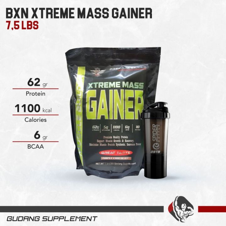 BXN Nutrition Xtreme Mass Gainer 7.5 Lbs Weight Gainer Gudang Supplement
