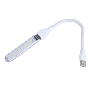 USB LED Light with 8 LEDs and Adjustable Hose for Camping Fishing Outdoor Event Dorms Bedrooms Convenient Lighting