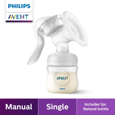 Philips AVENT Manual Breast Pump with Bottle