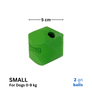 Chuckit! ERRATIC BALL บอลยางทรงเหลี่ยมกระเด้งหลายทิศทาง ปลอดภัยไร้สารพิษ มีรูใส่ขนม ทนทาน Dog Toy