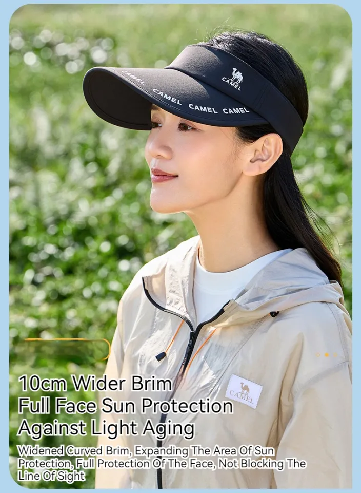 CamelCrown Sun Shade Hollow Top Hat Women Sun Hat Tennis Sports