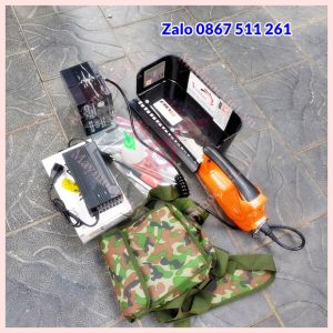 Máy hái chè mini chạy ắc quy loại 1 cao cấp