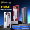 LEOBOG Hi8 75% Customized Keyboard 80 Keys Tri-mode Type-c/2.4G/Bluetooth Hot Swap RGB backlight Mechanical Keyboard supports laptops/desktops. 