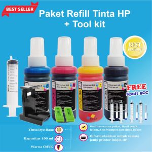 Paket Refill Tinta Printer HP 2135 2335 2336 2337 2775 2776 1515 1510