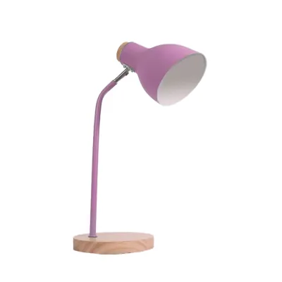Đèn bàn đế gỗ Nanoco NDKC03WG/ NDKC03WGY/ NDKC03WP Dễ dàng điều chỉnh góc chiếu sáng - STM