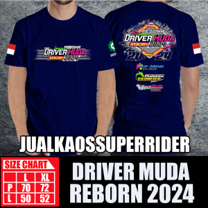 BAJU KAOS DISTRO PESONA DRIVER MUDA REBORN 2024