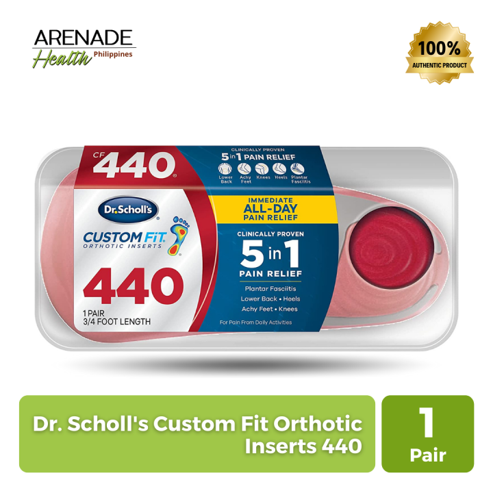 Shoe Inserts Dr Scholl's 440 Custom Fit Orthotic Scholl's Cut