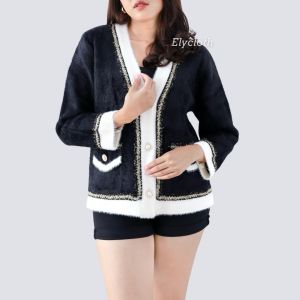 ELYCLOTH | BELLE CARDIGAN | CARDIGAN RAJUT WANITA PREMIUM FURY KNIT
