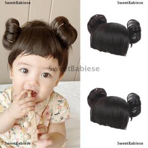 [COD] SweetBabiese Bé Tóc Giả bện hairband tóc giả cho trẻ em bé Headband bé tóc trẻ em giả bangs đầu khóa cos Phụ kiện tóc bé