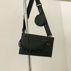 Aopuly New Mens Crossbody Bag Sling Bag With Chain Shoulder Bag For Men And Women Beg Silang Badan Lelaki Street Fashion Sports Small Shoulder Bag