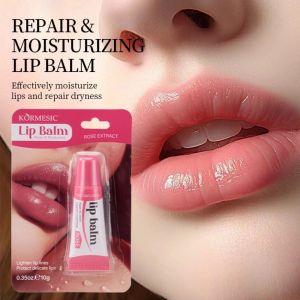 MODERNLUX Lightening Melanin Lip Balm Rose Extract Repair Dryness Lip Care Useful Dead Skin Remover Exfoliating Lip
