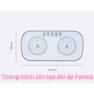 <SST> Trang chủ thông minh liên tục ấm áp món ăn bảng đa chức năng giữ ấm vuông nóng món ăn nóng pad 37*18CM