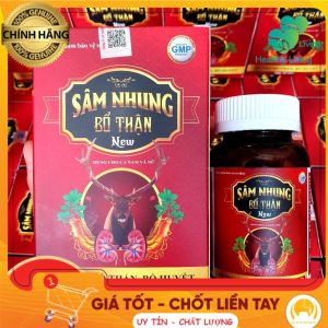 [CHÍNH HÃNG] Viên Uống Sâm Nhung Bổ Thận Nam Nữ (Hộp 30 Viên) - Hỗ Trợ Bồi Bổ Thận Khí Tăng Cường Sinh Lực Giảm Đau Lưng Mỏi Gối Và Đi Tiểu Đêm