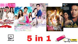 USB Thai Drama 恋上黑涩会 + 心之特许 + 遮心之帘 + 魔力钻石 + 甜蜜之禁 泰语中字 Chinese subtitle 泰国电视剧 苏格拉瓦·卡那诺