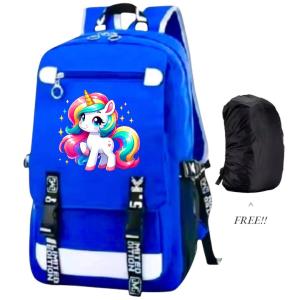 Tas Ransel Anak Sekolah Sd Smp Fashion 4in1 PONY TU 0111 Ransel Cewe Paket Murah