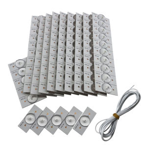 DNFIWN3 20pcs 100PCS with Optical Lens Fliter 32-65 LED TV Repair Light Strip Accessories Backlight Bead Led Light Strip Parts SMD Lamp Beads 3V