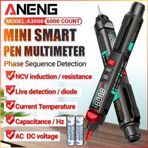 NEW COD ANENG A3008 Tespen Listrik Cek Kabel Putus Digital Multimeter AC/DC Voltage 6000 Counts