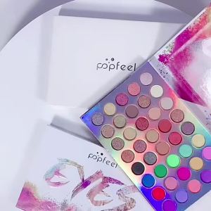 POPFEEL Eyeshadow Lip Gloss Blush Lipstick Makeup Brush Makeup  Complete Set