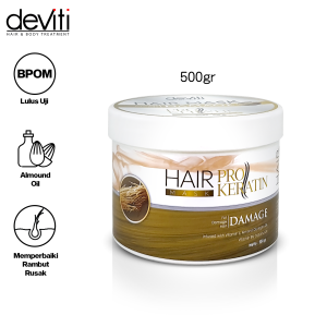 deviti Hair Mask Pro Keratin 500 Gram Masker Rambut Hair Treatment BPOM All Varian