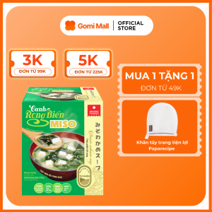 Canh Rong Biển Đậu Hủ Miso Asuzac Foods 50g (5g X 10 Gói) - Chay Mặn Đều Dùng Được Gomi Mall
