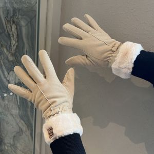 SERAPHYXO Dày Găng Tay Lái Xe ấm áp Giữ ấm Sang trọng mềm mại Găng tay nhung dày Bền Chống gió Găng tay giữ Nhiệt Mùa Đông Phụ nữ