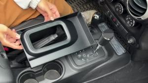 Cornerr fit for Jeep Wrangler JK 2011 2012 2013 2014 2015 2016 2017 Car Gear Shift Cup Holder Storage Interior Accessories Z5Q1T