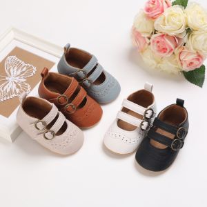 Baby girl Mary Jane new fashion baby flat shoes princess shoes girl birthday gift toddler shoes 0-1 year old baby girl step shoes