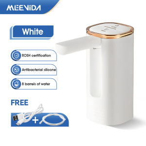 MEEVIDA Foldable Electric Water Dispenser Pump Automatic USB Charging Water Pump Suitable for all types of barrels